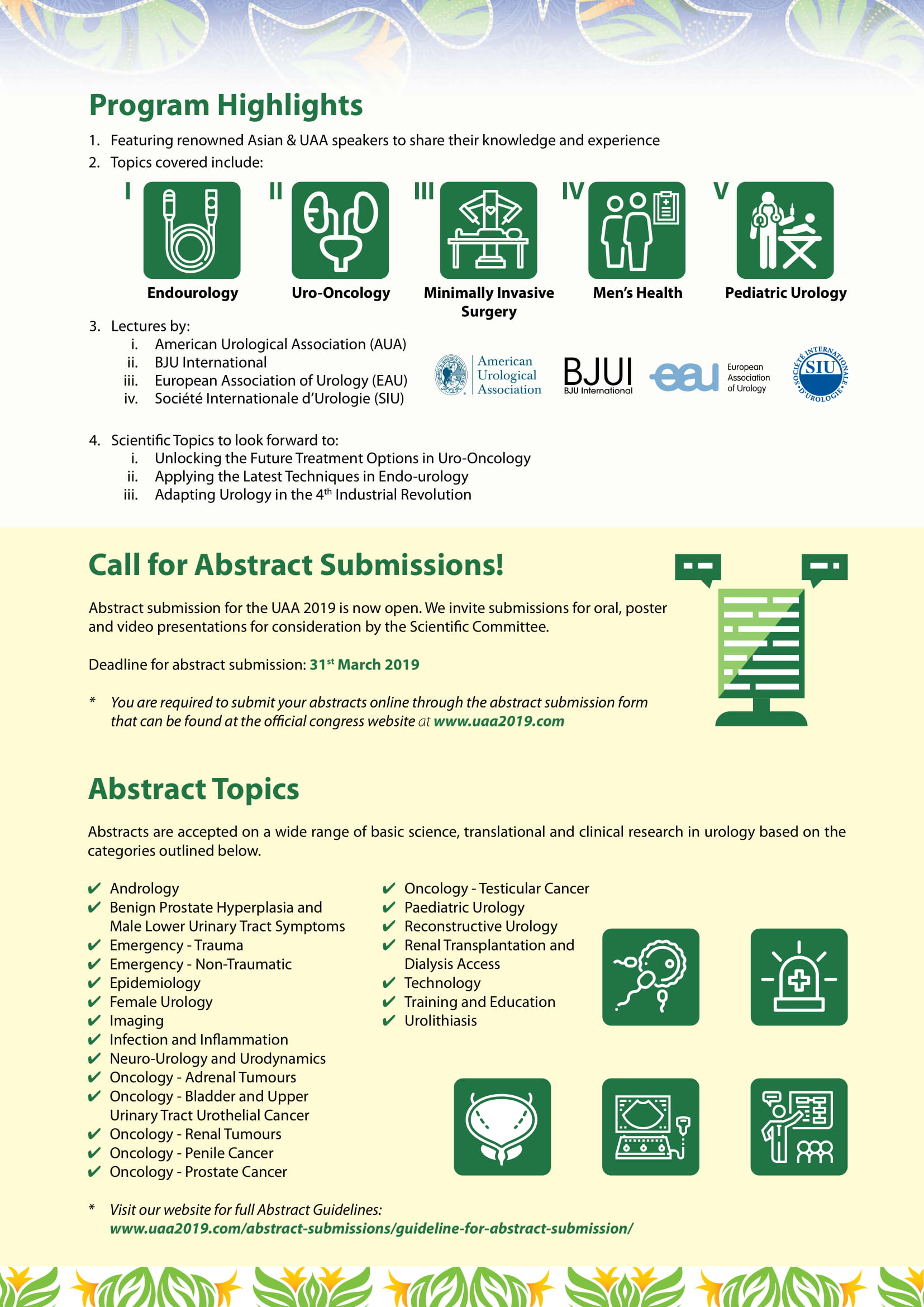 UAA 2019 香港泌尿外科學會網頁 HKUA Website